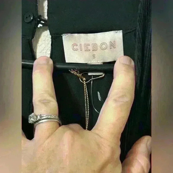 CIEBON Maja Halter Minidress Size S Cocktail Party Holiday Gothic Dance - Picture 10 of 14